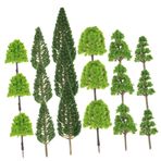 NUOBESTY Minyatür Ağaçlardan Model Tren Sahne Dekoru Için Diorama Ağaç Model Ağaçları