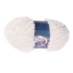 NUOBESTY Polar Benzeri Uzun Yün Örgü Eldiven Parmak Ipliği Pamuk Tığ Ipliği Örgü Için Iplik Taşınabilir Dokuma Iplik Kalın Iplik Kabarık Iplik Beyaz Polyester Elyaf Yumuşak Eşarp Ipliği