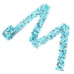 NUOBESTY renkli yapay elmas zincir alet düzeltme dikiş boncuk kendin yap kaynağı elmas şeridi rhinestone şerit şerit el yapımı tedarik renkli kabuk taş Sky-blue