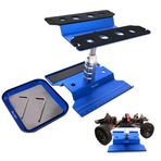 Nuofan RC Car Work Standı Alüminyum Tamir İş İstasyonu 360 Derece Döndürme Alt Parçayı Vida Tezgahı 1/8 1/10 1/12 1/16 Traxxas Eksenel Arrma Redcat Losi RC Crawler Monster Truck Buggy için