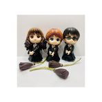 Nuovi Bambini 3 Lü Harry Potter Lisanslı Masa Figürleri süpürgeli
