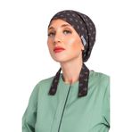 Nur Medikal Giyim Çapa Desenli Tesettür Hemşire Bonesi, Doktor Hekim Cerrahi Bone, Çok Renkli