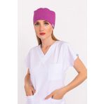 Nur Medikal Giyim Kadın Açık Mor Cerrahi Hastane Doktor Hemşire Aşçı Bonesi