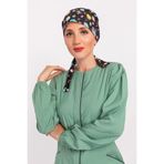 Nur Medikal Giyim Kadın Cupcake Pasta Desenli Hemşire Doktor Tesettür Bone, Çok Renkli