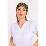 Nur Medikal Giyim Kadın Radyoloji 2 Desen Hastane Doktor Hemşire Bone, Çok Renkli