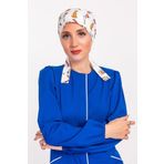 Nur Medikal Giyim Kadın Tesettür Ameliyathane Bonesi - Taş Devri