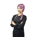 Nur Medikal Giyim Kadın Tesettür Pembe Kalpler Doktor Hemşire Hastane Cerrahi Bone