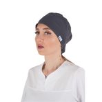 Nur Medikal Giyim Unisex Düz Antrasit Doktor Hemşire Hastane Medikal Cerrahi Bonesi