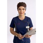 Nur Medikal Giyim Unisex Düz Koyu Kahverengi Cerrahi Bone Doktor Hemşire Ameliyat Saç Bonesi