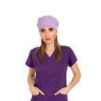 Nur Medikal Giyim Unisex Düz Lila Renk Doktor Cerrahi Bone Hemşire Saç Bonesi