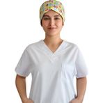 Nur Ortopedi Renkli Baykuşlar Hemşire Doktor Cerrahi Ameliyathane Bonesi