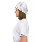 Nur Ortopedi Unisex Beyaz Yıldız Desenli Doktor Hemşire Hastane Aşçı Cerrahi Bonesi