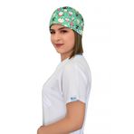 Nur Ortopedi Unisex Yeşil Şirin Kafalar Doktor Hemşire Hastane Medikal Cerrahi Bonesi