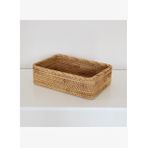 NUR Rattan 30X20X9,5 cm. Saklama Kutusu & Dekoratif Sepet 30X20X9,5