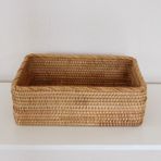 Nur Rattan 33 x 23 x 10 cm Saklama Kutusu & Dekoratif Sepet - Ahşap