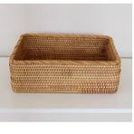 NUR Rattan 33x23x10 cm Saklama Kutusu & Dekoratif Sepet