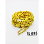 Nurbağ Dokuma Spor Ayakkabı Sarı Renkli Geçişli Bağcık BS001 90 cm 1 Çift