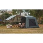 Nurcamp Fischer Oxford Kumaş Şişme Çadır 4-5 Kişilik 233X233X190 cm Dayanıklı Tasarım ve Su Geçirmez