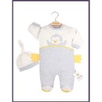 Nurcan Bebe 4451 Penguen Desenli Patikli Tulum - 3 - 6 Ay - Karmelanj
