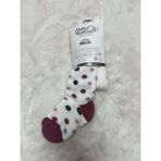 Nurcan Bebe Baby Panty Hose Düğme Külotlu Çorap - Ekru - 2 - 3 Yaş