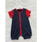 Nurcan Bebe Erkek Tulum - Kırmızı - 3 - 6 Ay