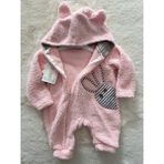 Nurcan Bebe Peluş Tulum - Pembe - 2 Yaş