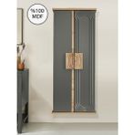 Nurcelant Banyo Boy Dolabı Mdf 120 cm - Antrasit