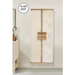 Nurcelant Banyo Boy Dolabı Mdf 120 cm - Krem