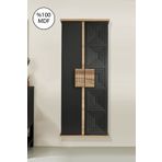 Nurcelant Banyo Boy Dolabı Mdf 120 cm - Siyah