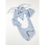 Nurcix Baby Tavşan Welsoft Tulum - Mavi - 3 Yaş