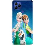 Nurdic General Mobile Gm 21 Uyumlu Kılıf Resimli Desenli Silikon Elsa Anna Olaf - 001-Renkli