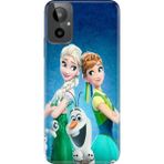 Nurdic General Mobile Gm 23 Se Uyumlu Kılıf Resimli Desenli Silikon Elsa Anna Olaf - 001-Renkli