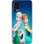 Nurdic General Mobile Gm 23 Uyumlu Kılıf Resimli Desenli Silikon Elsa Anna Olaf - 001-Renkli