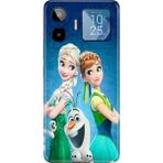 Nurdic General Mobile Gm 26 Pro G903 Uyumlu Kılıf Resimli Desenli Silikon Elsa Anna Olaf - 001-Renkli - Genereal Mobile GM26 Pro