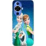 Nurdic Huawei Nova 12S Uyumlu Kılıf Desenli Tpu Cover Silikon Elsa Anna Olaf - 001-Renkli