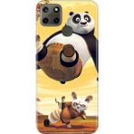 Nurdic Realme C21Y C25Y Uyumlu Kılıf Desenli Baskılı Silikon Kungfu Panda - 001-Renkli