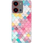 Nurdic Reeder S19 Max Pro S Zoom Kılıf Resimli Baskılı Nano Silikon Renkli Çatı - 001-Renkli