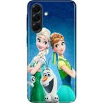 Nurdic Samsung Galaxy A57 Uyumlu Kılıf Resimli Desenli Silikon Elsa Anna Olaf - 001-Renkli