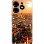 Nurdic Tecno Spark 20 Pro 5g Uyumlu Kılıf Resimli Baskılı Nano Silikon Galata - 001-Renkli