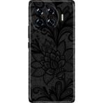 Nurdic Tecno Spark 20 Pro Plus 6.78INC Kılıf Renkli Silikon Baskılı Tpu Mandala Gül - 001-Renkli