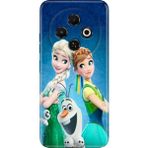 Nurdic Tecno Spark 30C Kılıf Kamera Çıkıntılı Desen Cover Studio Elsa Anna Olaf - 001-Renkli