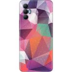 Nurdic Tecno Spark 8 Pro Kılıf Silikon Tioserisi Desenli Resimli - Abstract - 001-Renkli