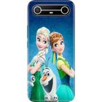 Nurdic Tecno Spark Slim 5g Km9 Uyumlu Kılıf Resimli Desenli Silikon Elsa Anna Olaf - 001-Renkli - Tecno Spark Slim 5G (KM9)