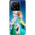 Nurdic Xiaomi Mi 13T - Mi 13T Pro Uyumlu Kılıf Resimli Desenli Silikon Elsa Anna Olaf - 001-Renkli