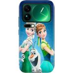 Nurdic Xiaomi Mi 17 Pro Max Uyumlu Kılıf Resimli Desenli Silikon Elsa Anna Olaf - 001-Renkli