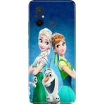 Nurdic Xiaomxiaomi Redmi 12C Uyumlu Kılıf Resimli Desenli Silikon Elsa Anna Olaf - 001-Renkli