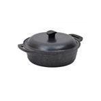 Nurgaz Campout Granit Döküm 28 cm Kamp Tenceresi