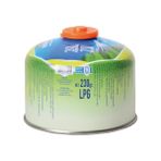 Nurgaz Kamp Ocağı Kartuş Tüp 230 gr Çift Contalı %30 Propan %70 Bütan Trekking ve Kamp Kullanımı