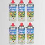 Nurgaz NG207 6x220 g Kamp Ocak Gaz Kartuş