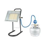 Nurgaz Portatif Tüplü Ayaklı Soba 3000 W - Siyah - Standart